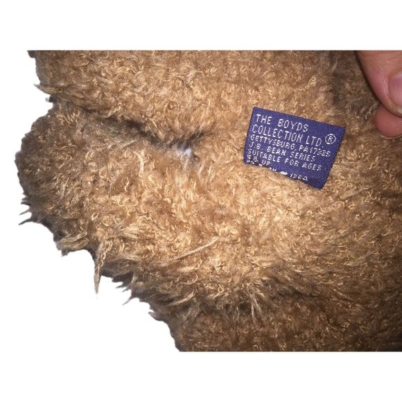 BOYDS Bears Cute Tan Jointed Teddy Bear Plush - Sweet Face! - Picture 7 of 11